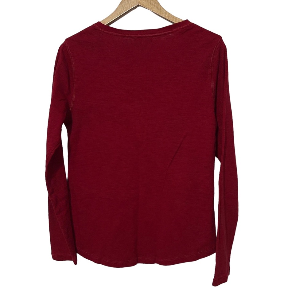 Chaps Womens Ruffle Front Top - Picture 3 of 4